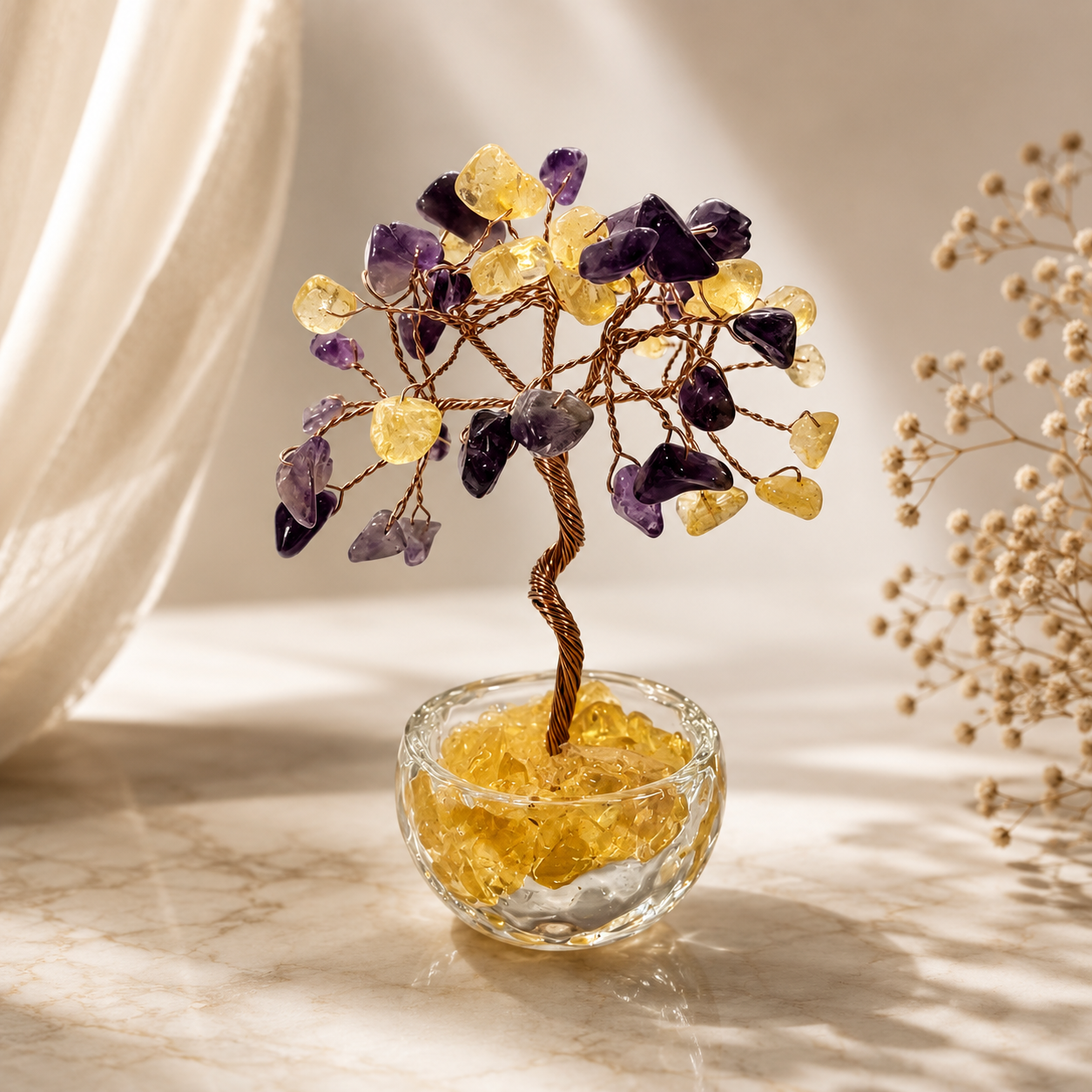 Glass Crystal Tree